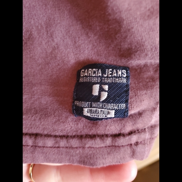 Burgundy Garcia Jeans t-shirt - Picture 3 of 3